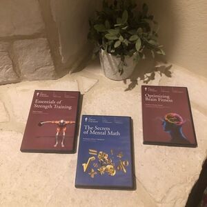 The Great Courses DVD bundle of 3